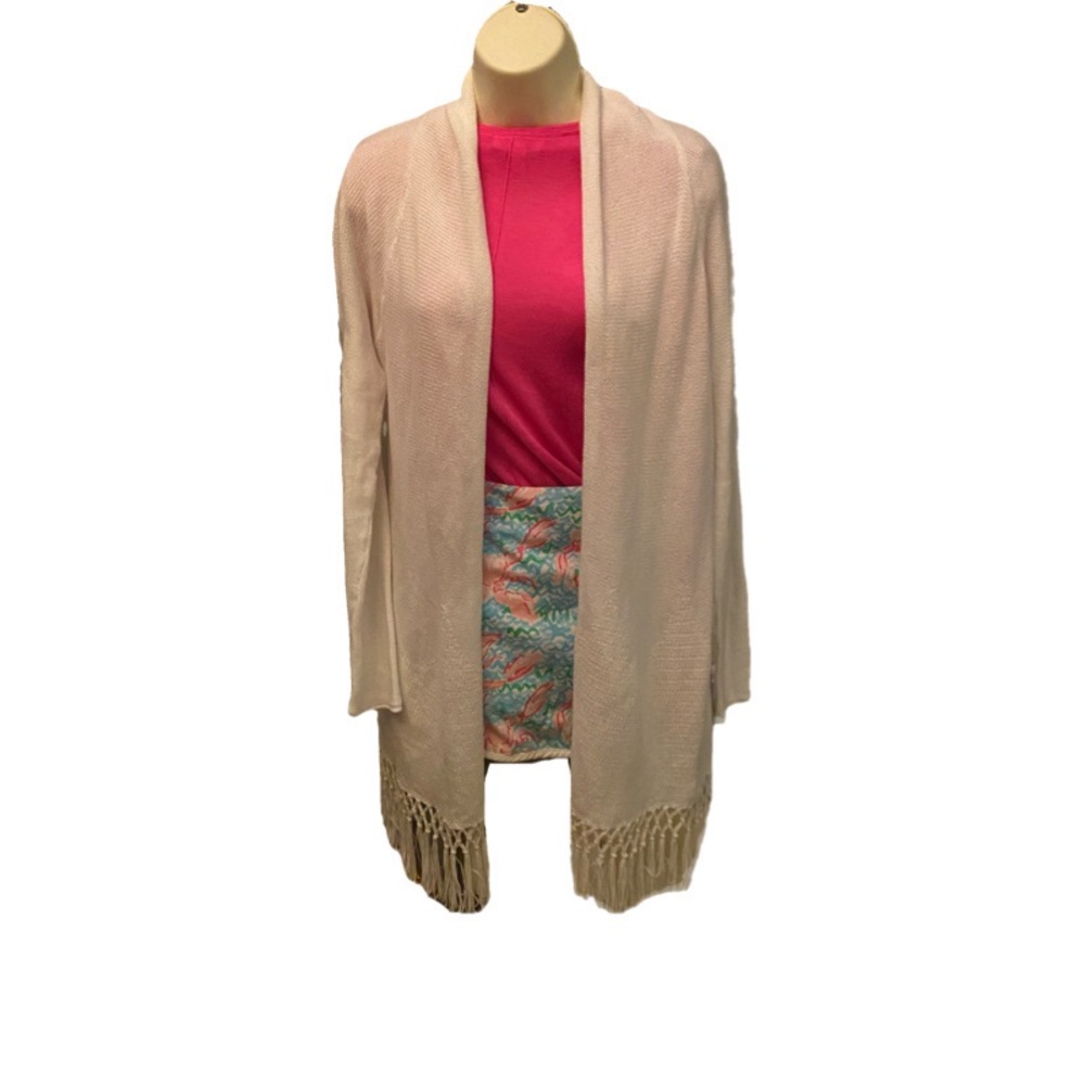 Lilly Pulitzer white Tatum cardigan
